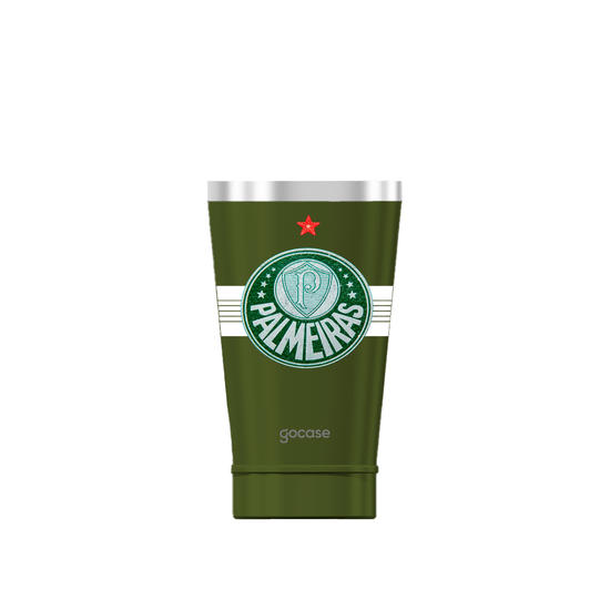  Copo Térmico Cerveja + Ebook - Palmeiras Uniforme 1 2024 Verde