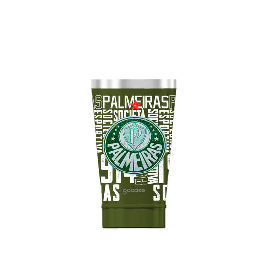  Copo Térmico Cerveja + Ebook - Palmeiras - Textura Wide Lettering