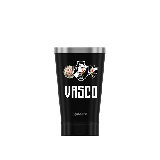  Copo Térmico Cerveja + Ebook - Vasco - Escudos Históricos