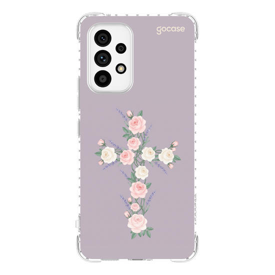 Capinha para celular  Cruz de Rosas