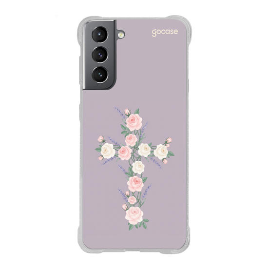 Capinha para celular  Cruz de Rosas