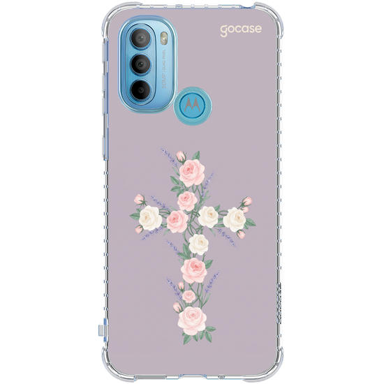 Capinha para celular  Cruz de Rosas