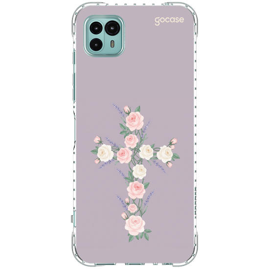Capinha para celular  Cruz de Rosas
