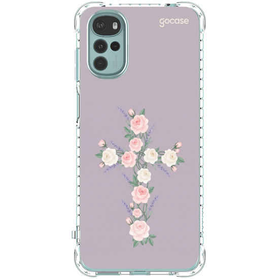 Capinha para celular  Cruz de Rosas