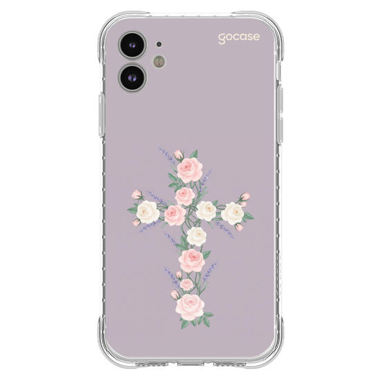 Capinha para celular  Cruz de Rosas