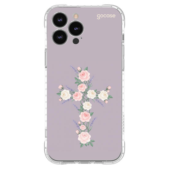 Capinha para celular  Cruz de Rosas