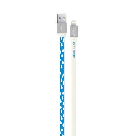 Customized Lightning Cable to USB for iPhone Lightning (Apple Certified) - Rainy Drops