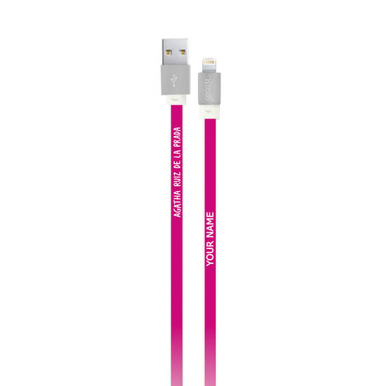 Customized Lightning Cable to USB for iPhone Lightning (Apple Certified) - Happy Bubbles