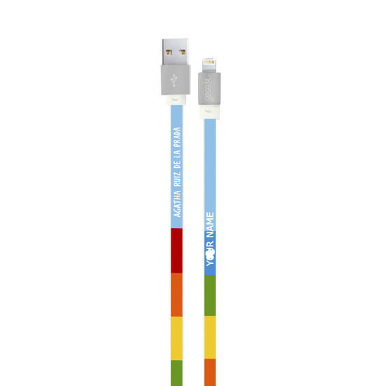 Customized Lightning Cable to USB for iPhone Lightning (Apple Certified) - Happy Sky