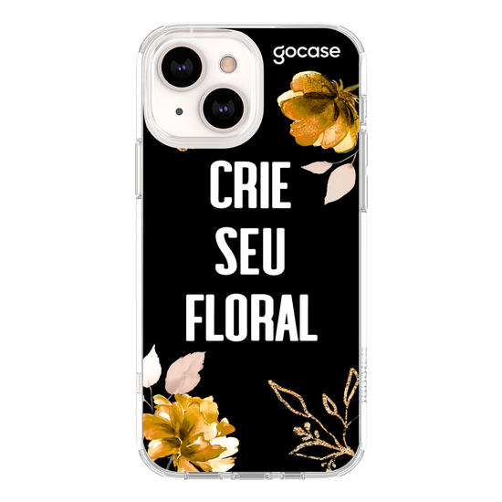 Golden Floral Phone Case