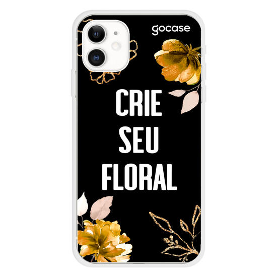 Golden Floral Phone Case