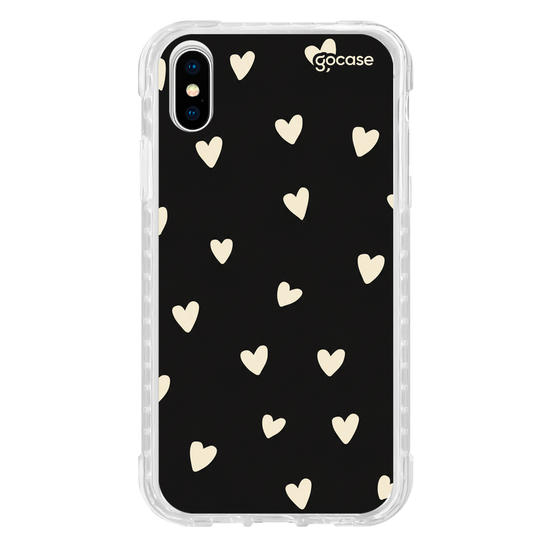 Capinha para celular  Cute Black And White Hearts