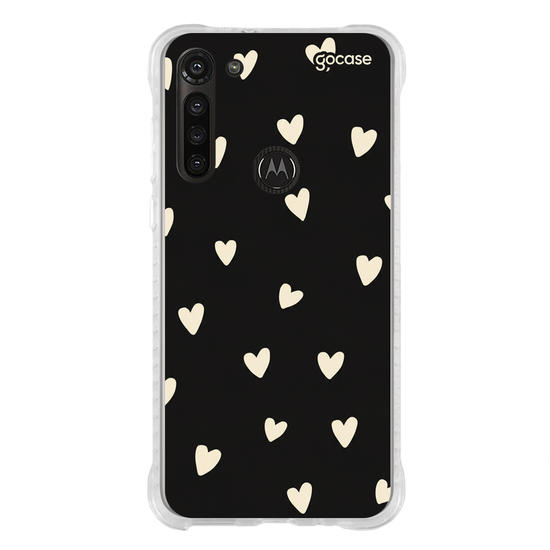 Capinha para celular  Cute Black And White Hearts