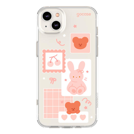 Capinha para celular Cute Bunny Notes