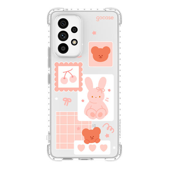 Capinha para celular Cute Bunny Notes