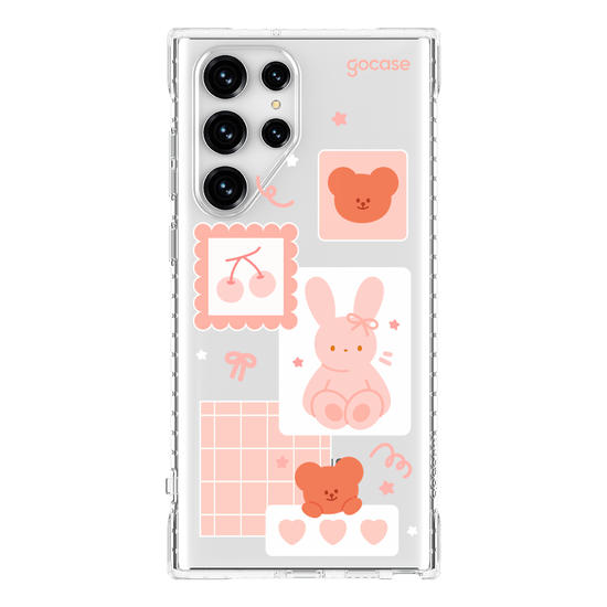 Capinha para celular Cute Bunny Notes