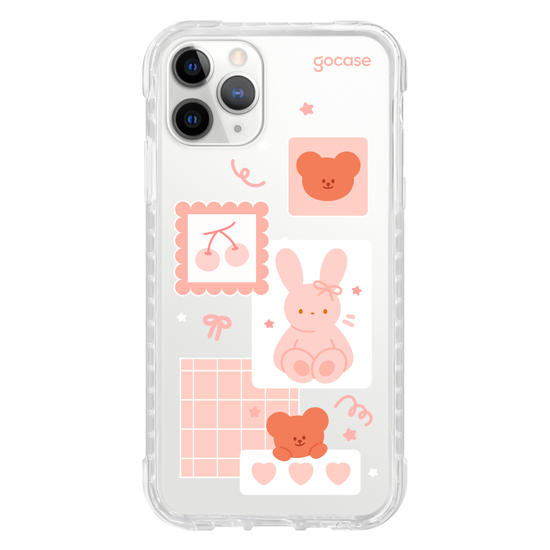Capinha para celular Cute Bunny Notes