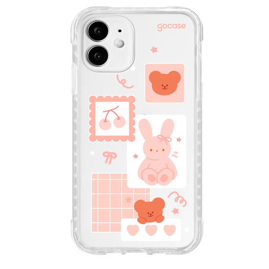 Capinha para celular Cute Bunny Notes
