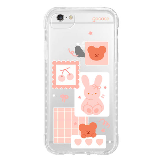 Capinha para celular Cute Bunny Notes