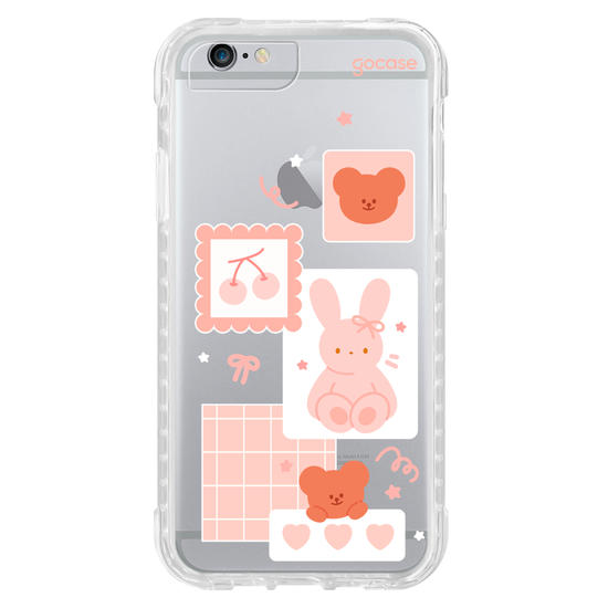 Capinha para celular Cute Bunny Notes