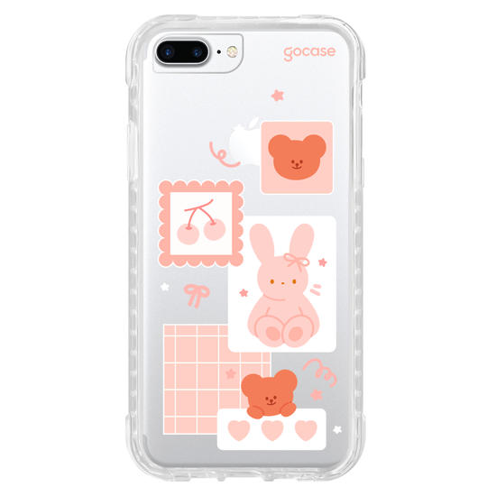 Capinha para celular Cute Bunny Notes