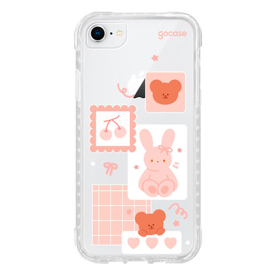 Capinha para celular Cute Bunny Notes