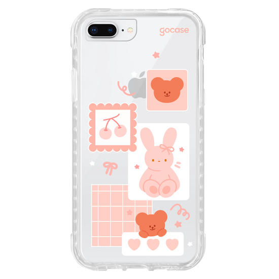 Capinha para celular Cute Bunny Notes