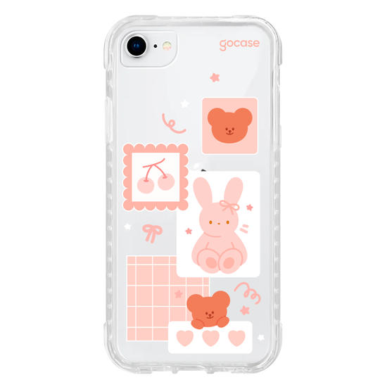 Capinha para celular Cute Bunny Notes