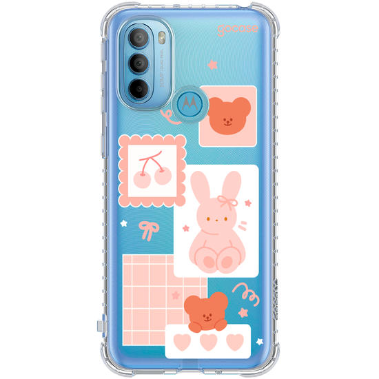Capinha para celular Cute Bunny Notes