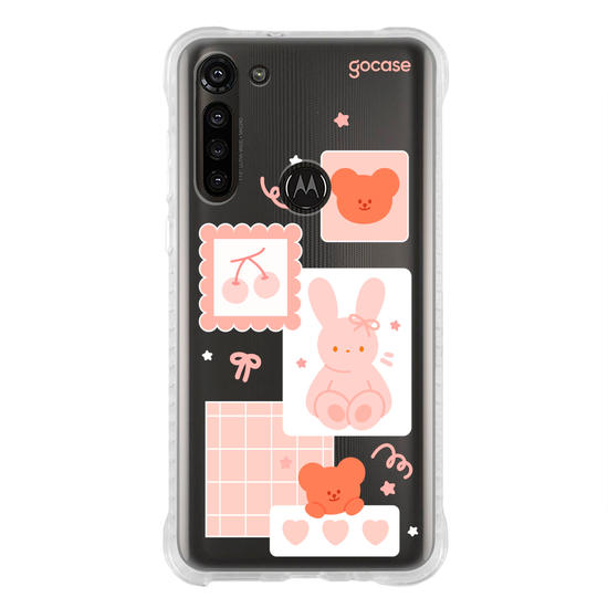 Capinha para celular Cute Bunny Notes