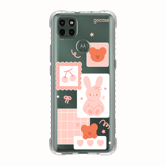 Capinha para celular Cute Bunny Notes