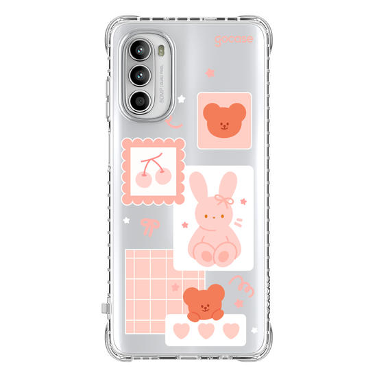 Capinha para celular Cute Bunny Notes