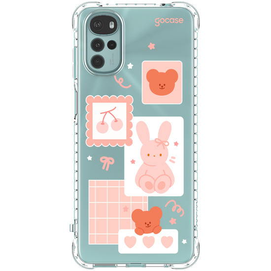 Capinha para celular Cute Bunny Notes