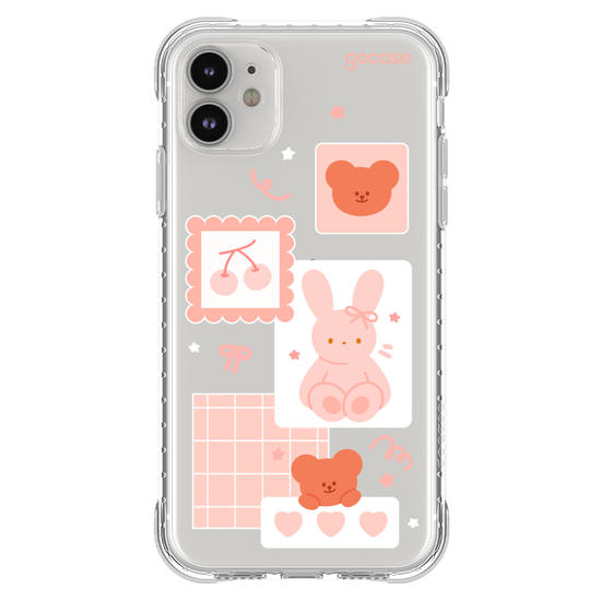 Capinha para celular Cute Bunny Notes
