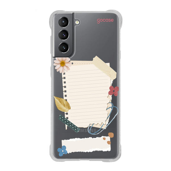 Capinha para celular  Cute Collage com Texto