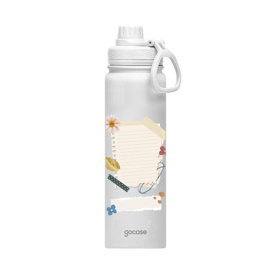 Garrafa Térmica Fresh - Cute Collage com Texto