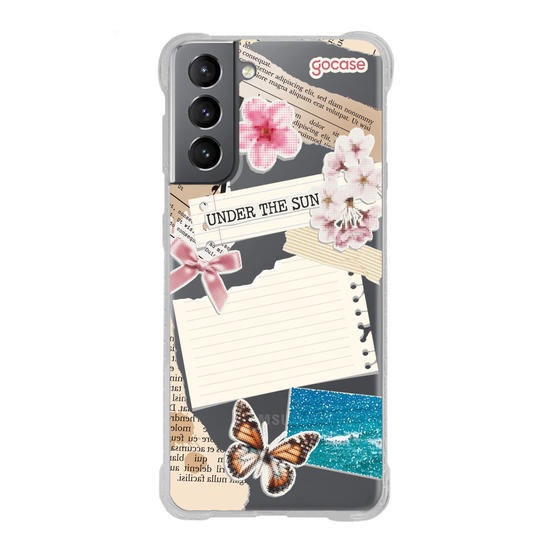 Capinha para celular Cute Collage - Frase Personalizável
