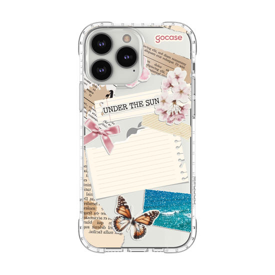 Capinha para celular Cute Collage - Frase Personalizável