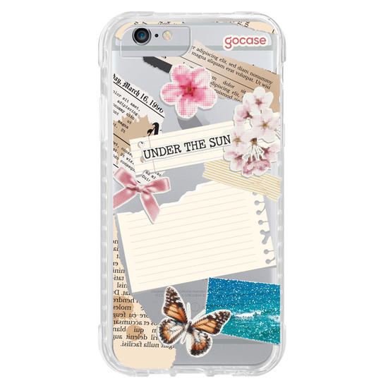 Capinha para celular Cute Collage - Frase Personalizável