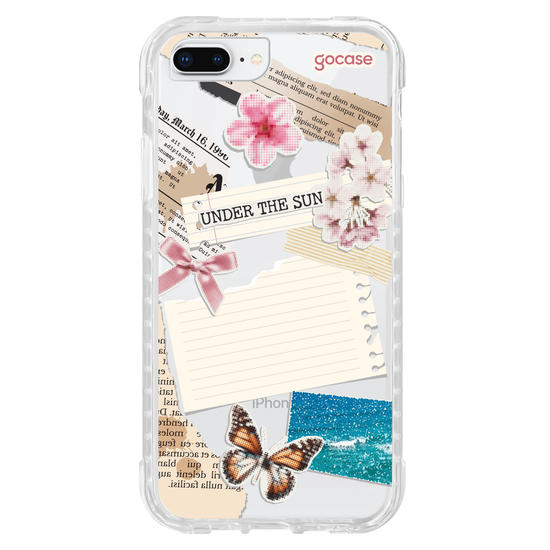 Capinha para celular Cute Collage - Frase Personalizável