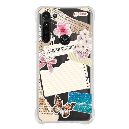 Capinha para celular Cute Collage - Frase Personalizável