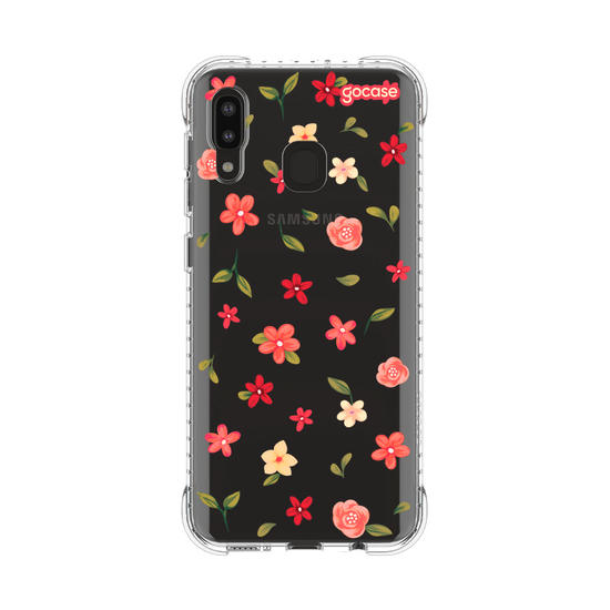Capinha para celular  Red Flowers