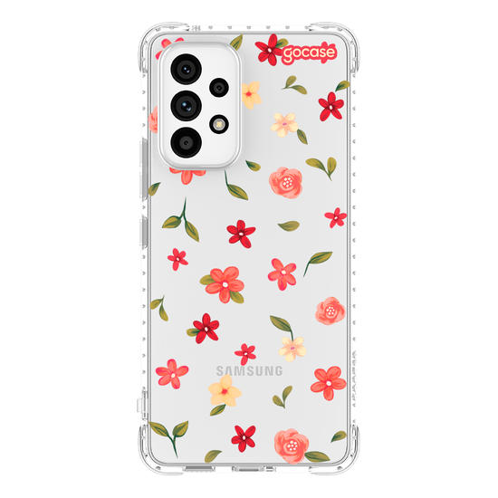 Capinha para celular  Red Flowers