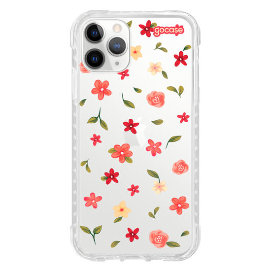 Capinha para celular  Red Flowers