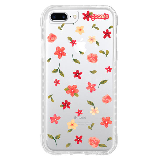 Capinha para celular  Red Flowers