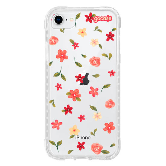 Capinha para celular  Red Flowers