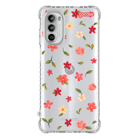 Capinha para celular  Red Flowers