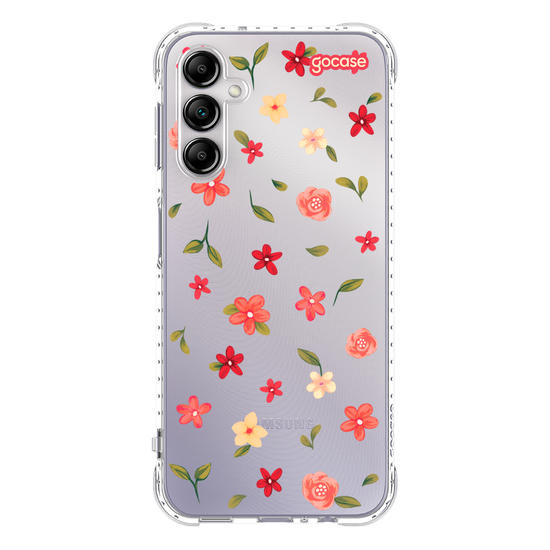 Capinha para celular  Red Flowers