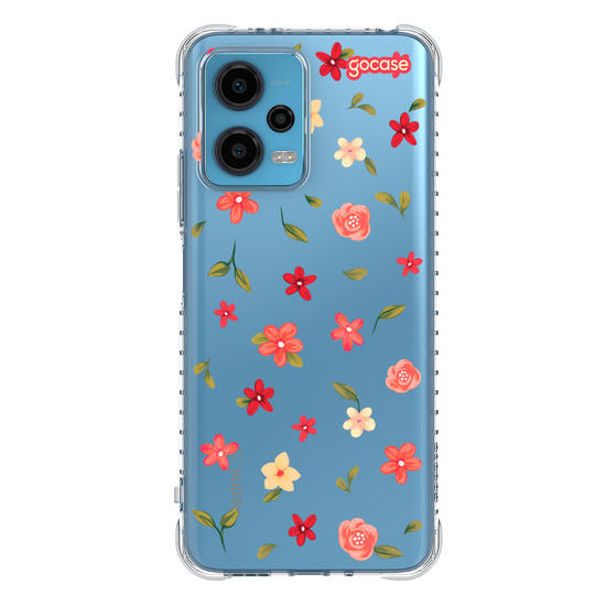 Capinha para celular  Red Flowers