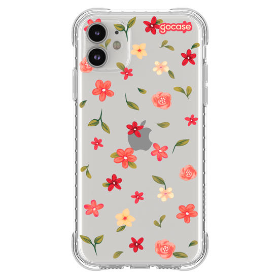 Capinha para celular  Red Flowers